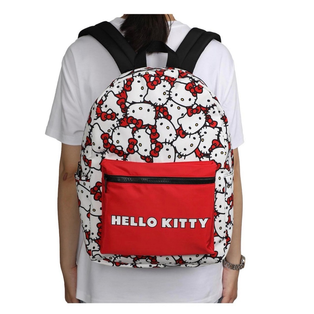 Hello Kitty Red and White Backpack